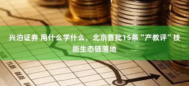 兴泊证券 用什么学什么，北京首批15条“产教评”技能生态链落地